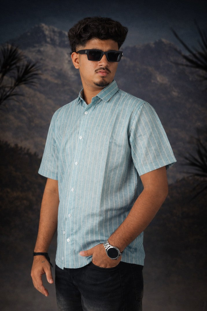 LINEN BLUE