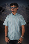 LINEN BLUE